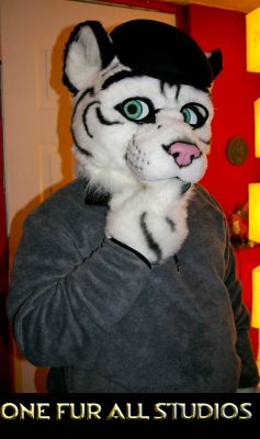 The hat was one of the real challenges on this suit.  It's custom made to fit the head.  It was a lot of work, but I like the effect.  It matches the owners hat too!
